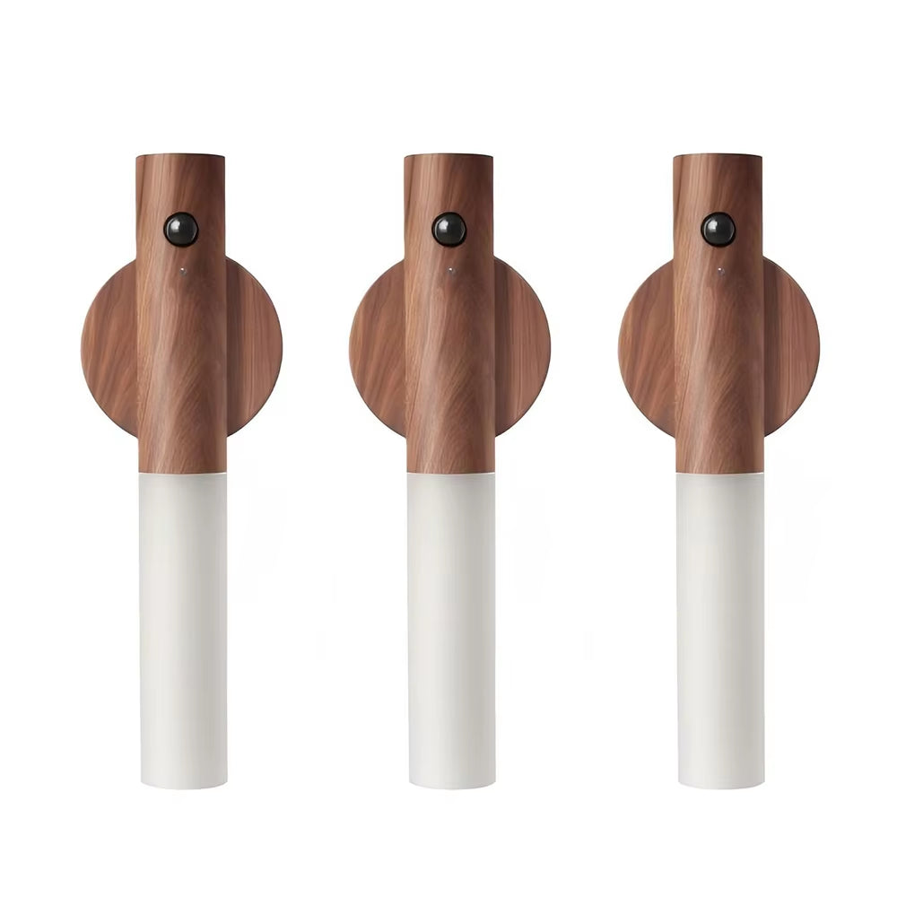 1Pc Intelligent Human Body Induction Night Light, LED Rechargeable Corridor Cabinet Wall Light, Household Toilet Wall Induction