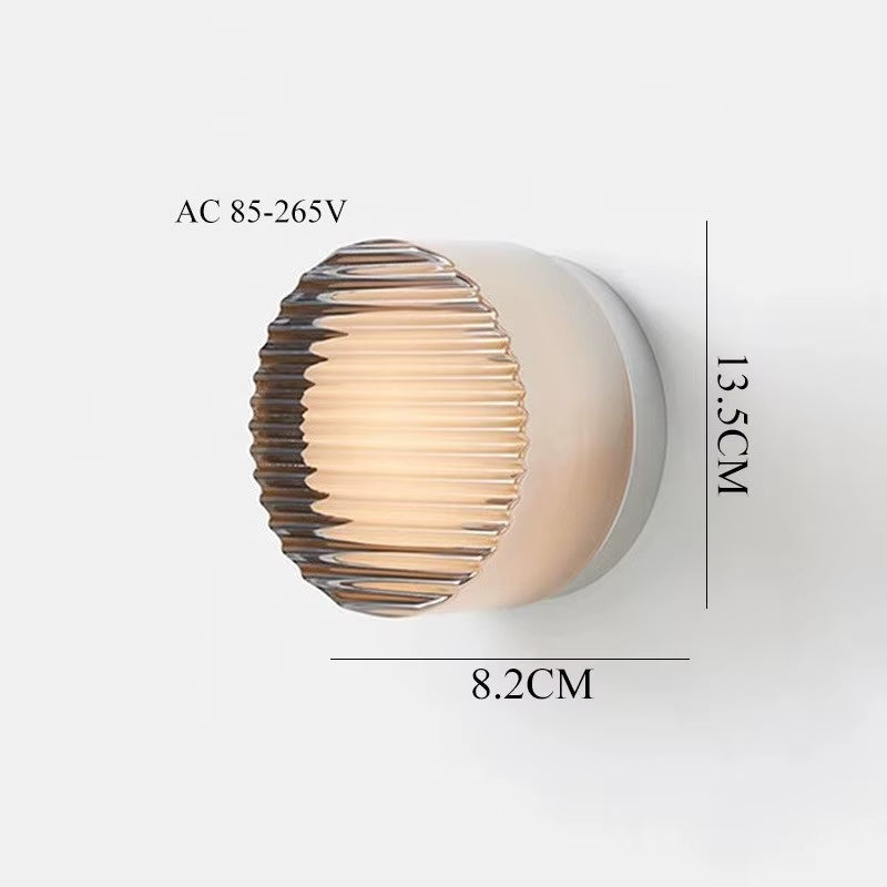 round Acrylic Simple LED Wall Lamp beside Corridor Balcony Porch Atmosphere Stair Light Modern Wandlamp Sconce Applique